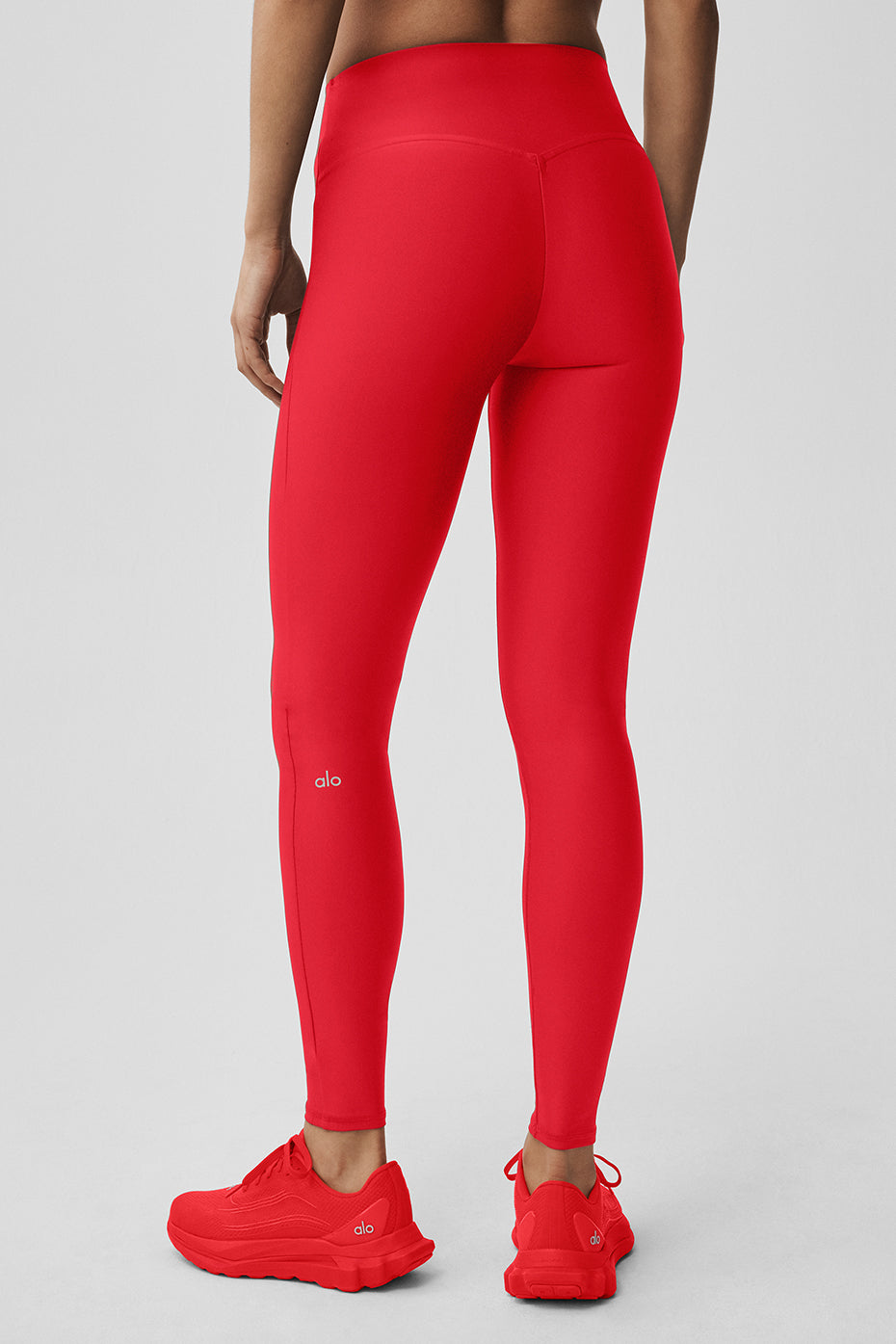 Alternative view of Airlift High Waist Sleek Legging   Bright Red