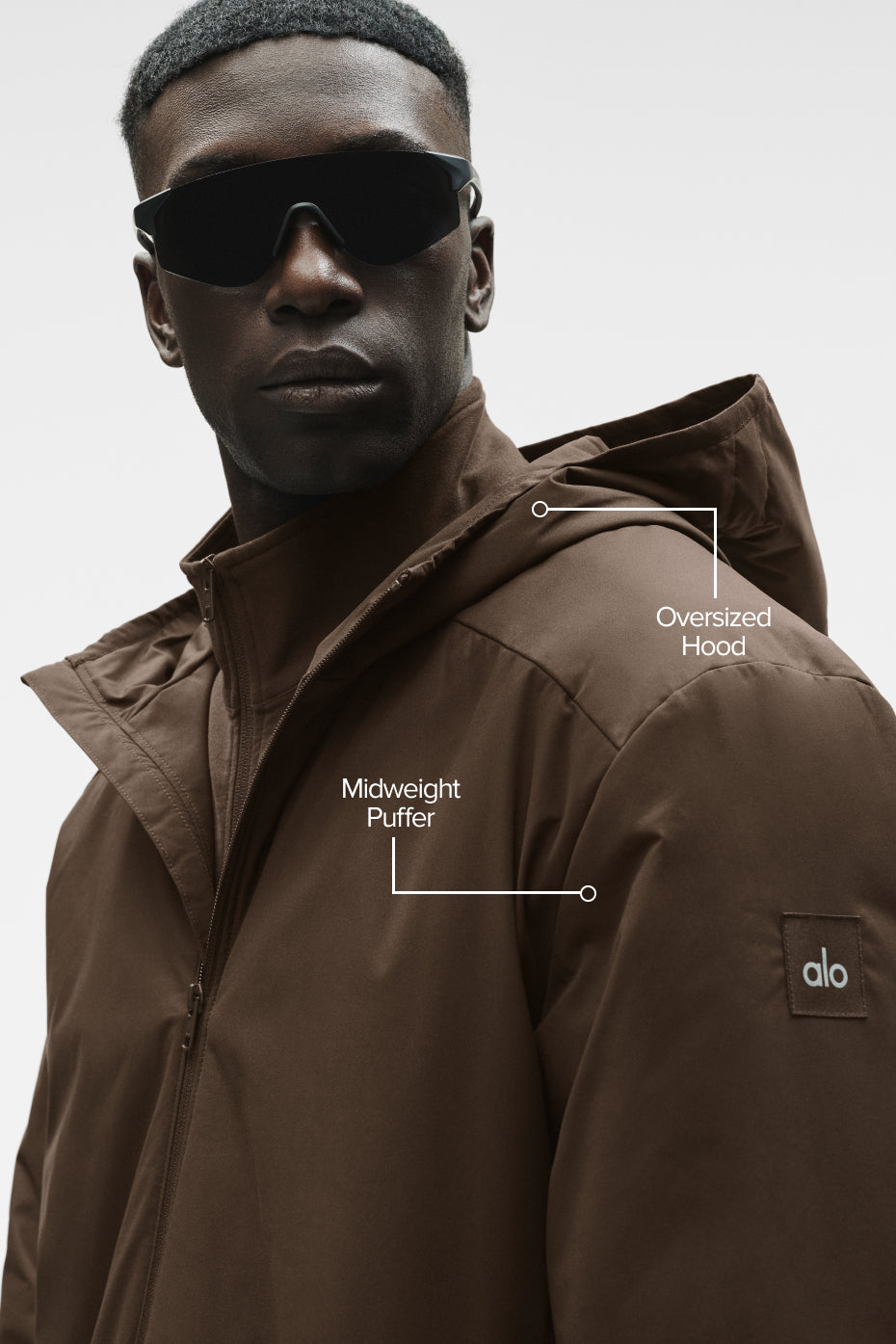 Alternative view of Elemental Full Zip Jacket   Espresso