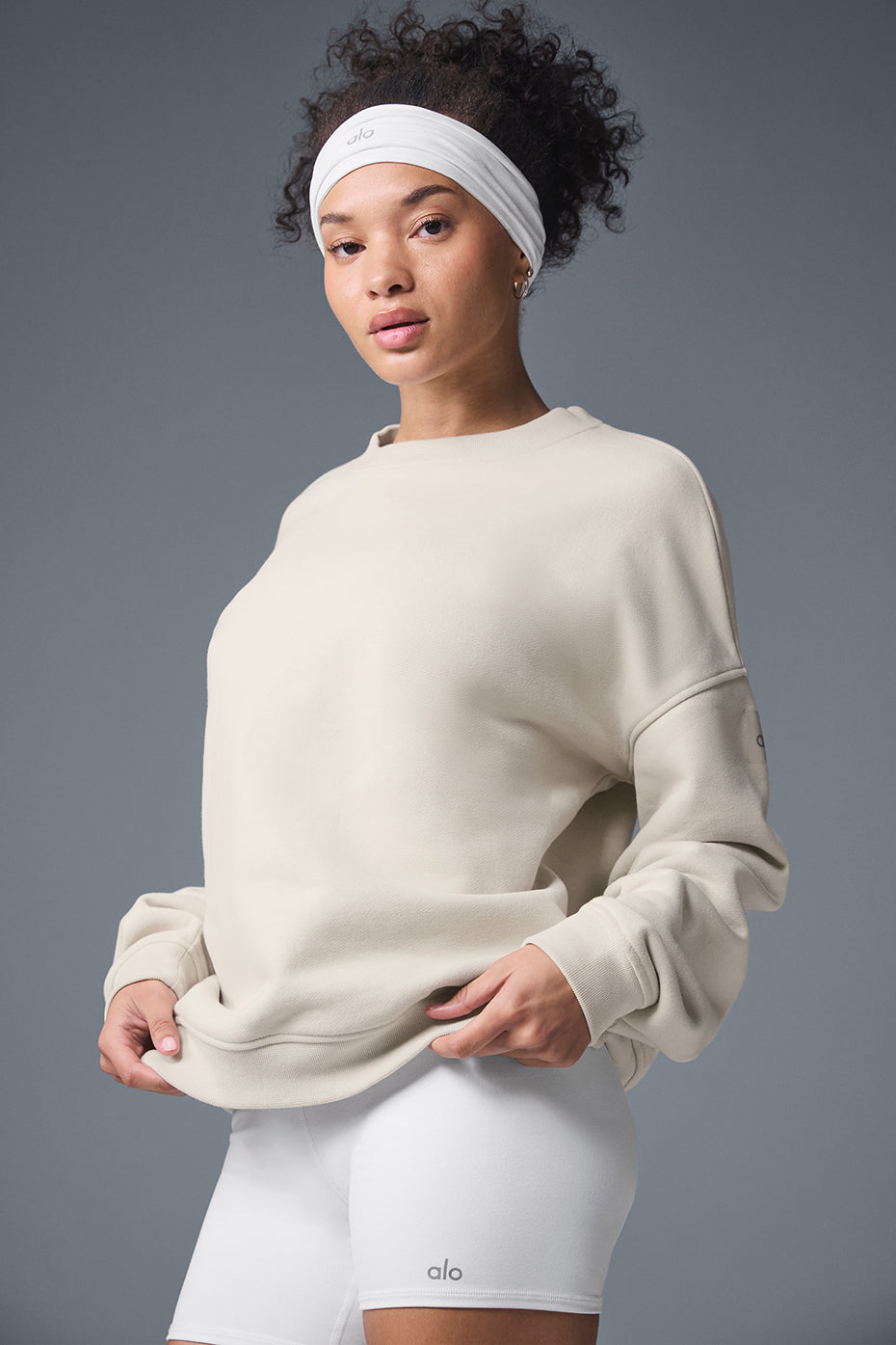 Renown Heavy Weight Crew Neck Pullover   Bone