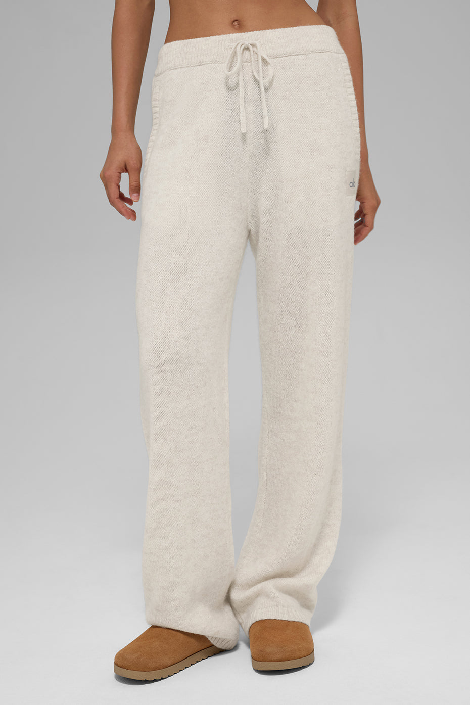 Wool Cashmere New Class Sweatpant   Bone Heather