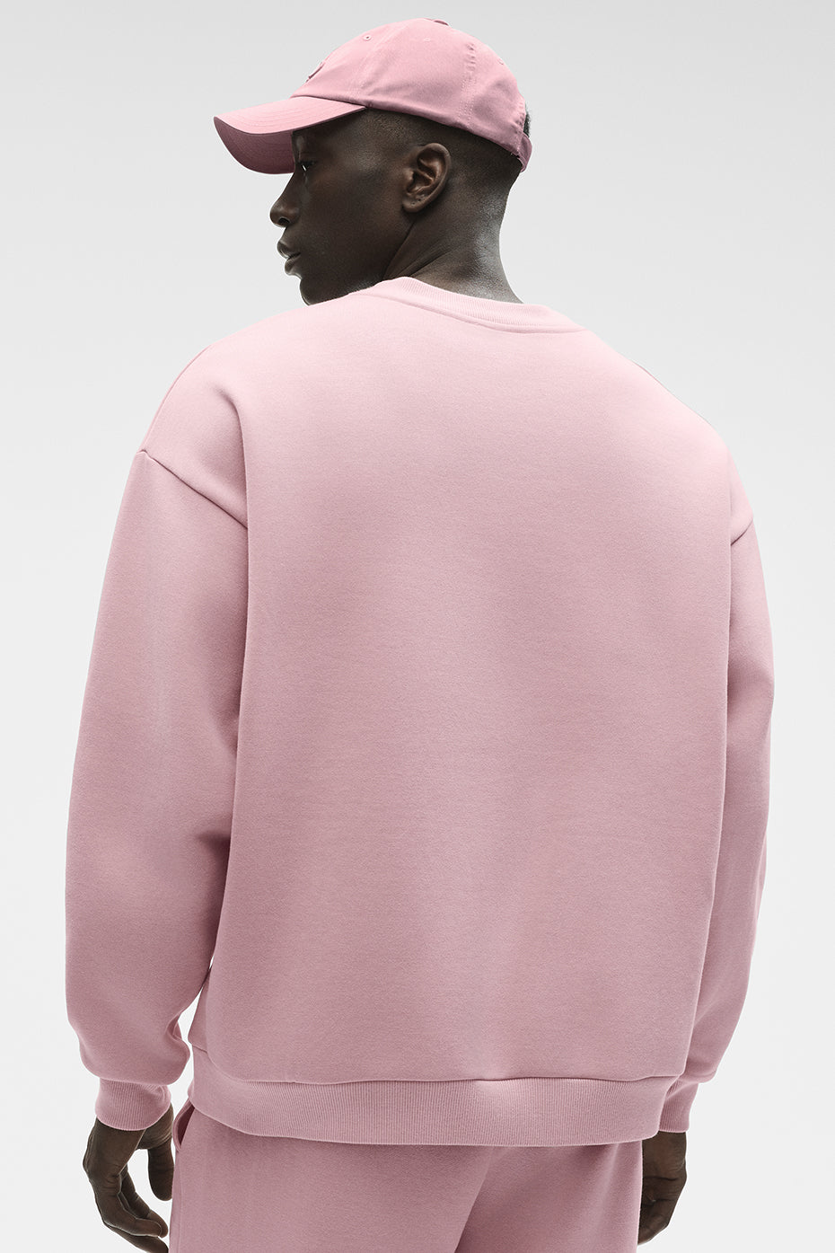 Alternative view of Accolade Crew Neck Pullover   Vintage Pink