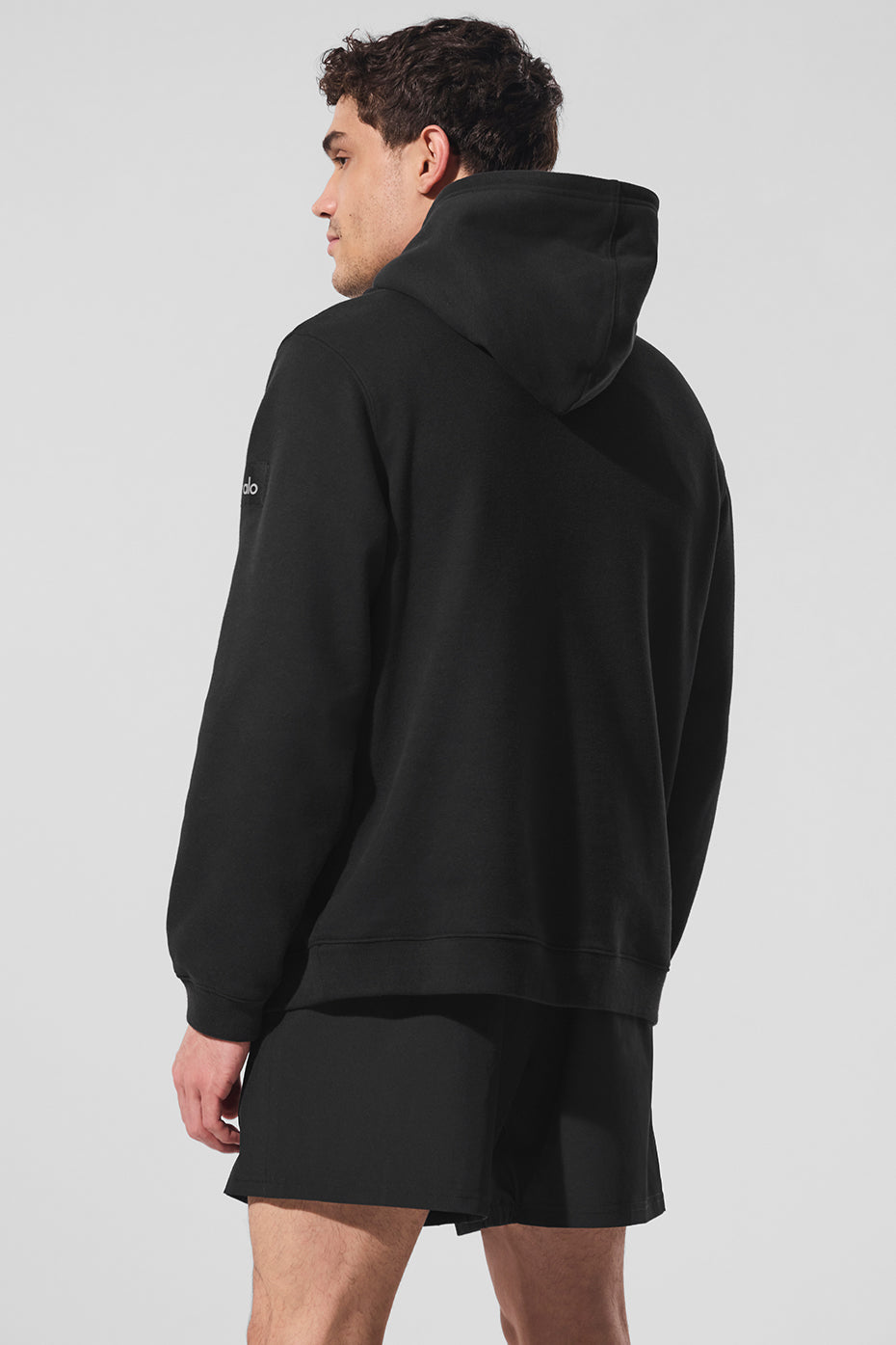 Alternative view of Renown Heavy Weight Hoodie   Black