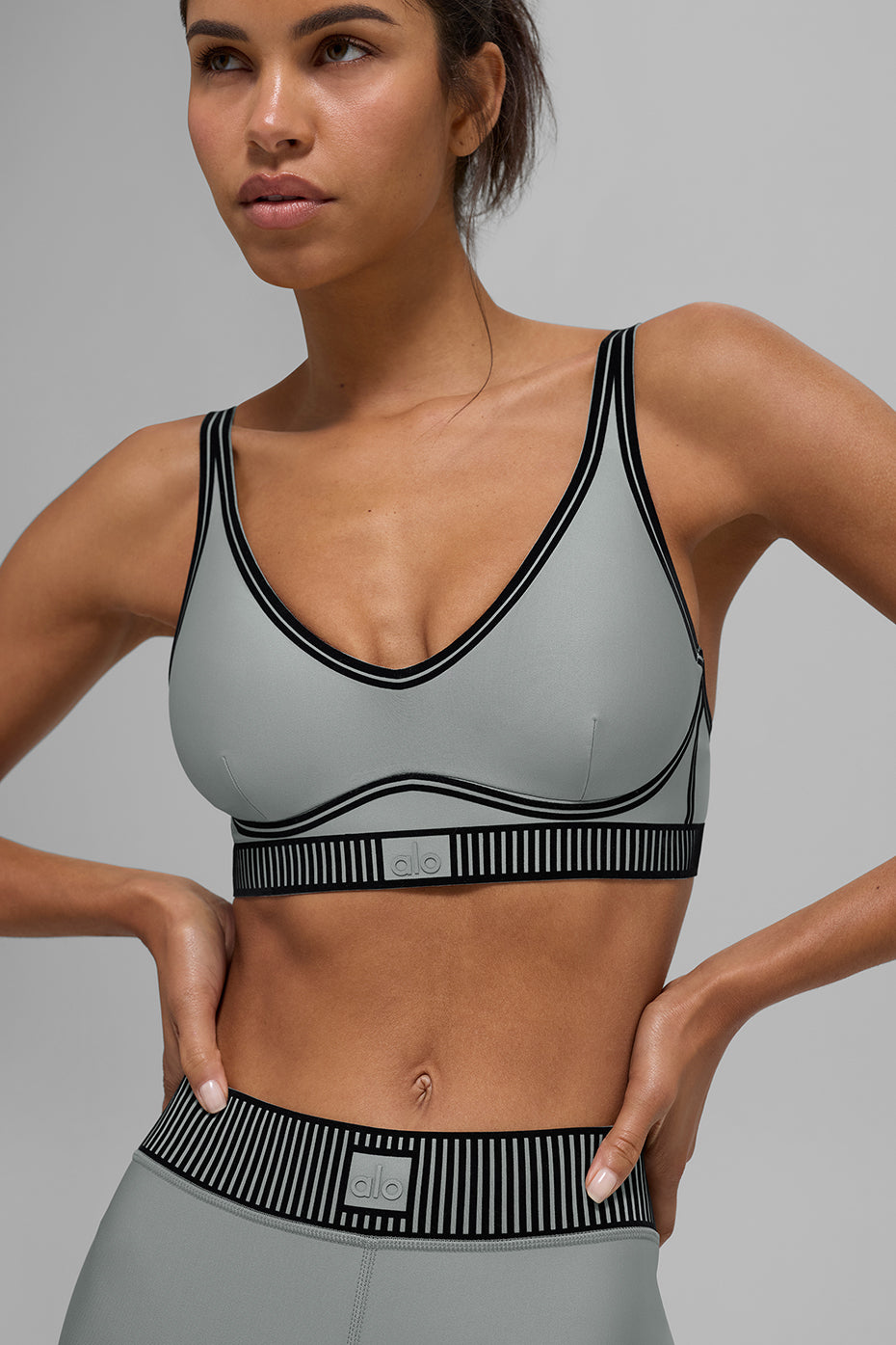 Alternative view of Airlift Line Up Bra   Lunar Grey