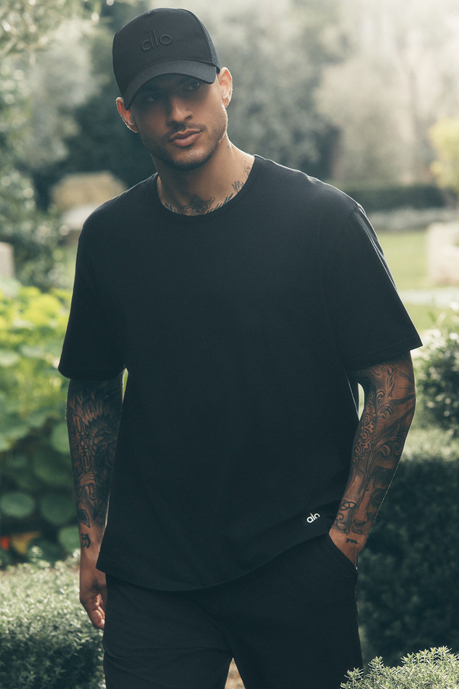 Essential Short Sleeve Street Tee   Black