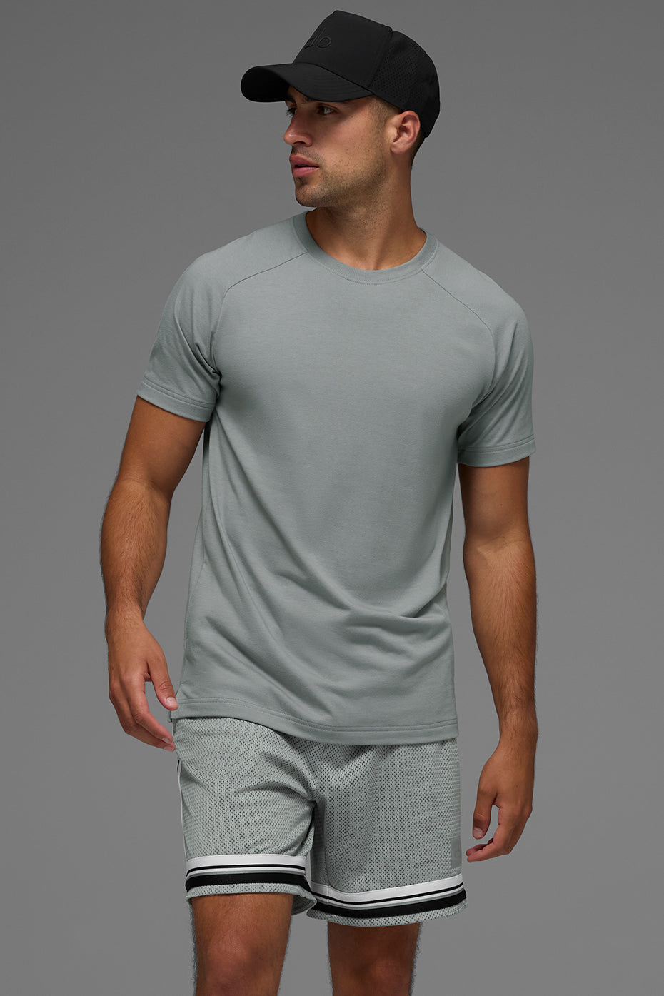Triumph Raglan Tee   Lunar Grey