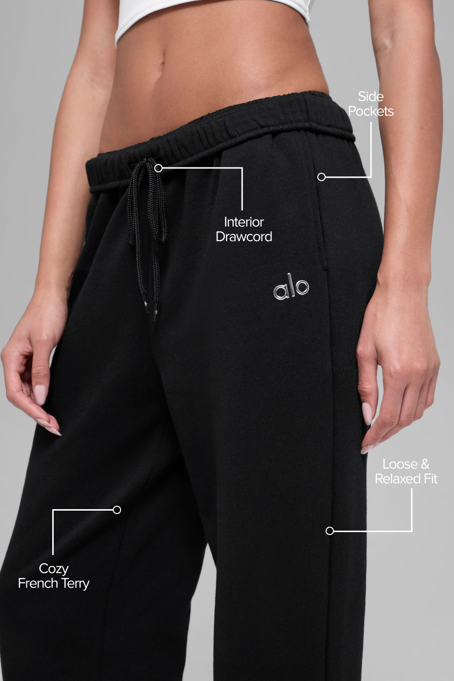 Alternative view of Accolade Sweatpant   Black