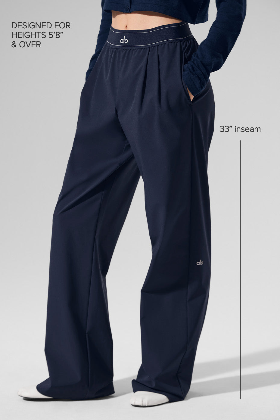Alternative view of Suit Up Trouser (Long)   Navy