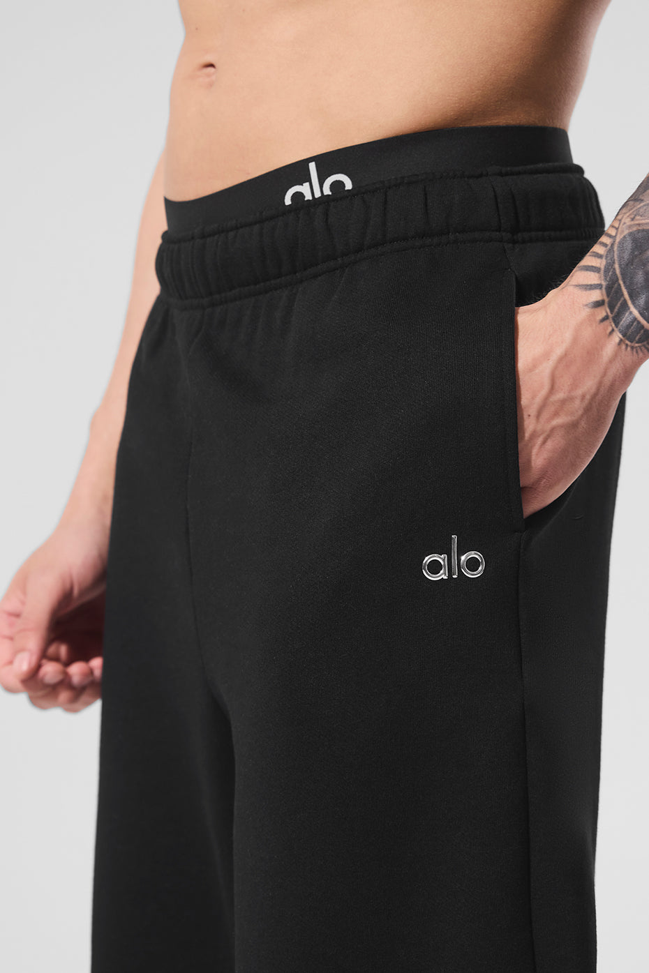 Alternative view of Accolade Straight Leg Sweatpant   Black