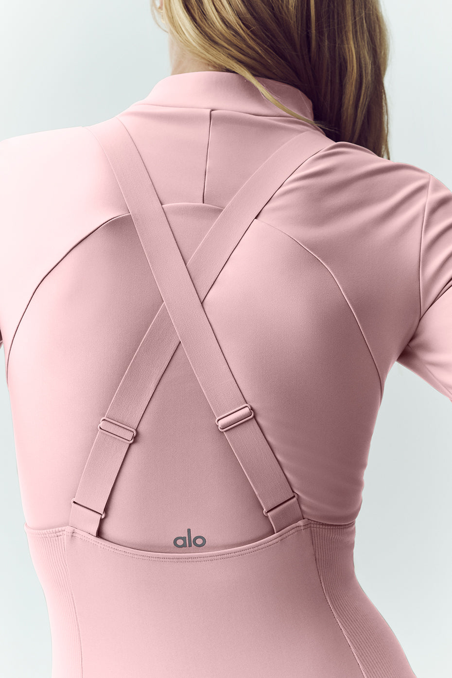 Alternative view of Airlift Winter Warm Ski Time Long Sleeve   Pink Champagne
