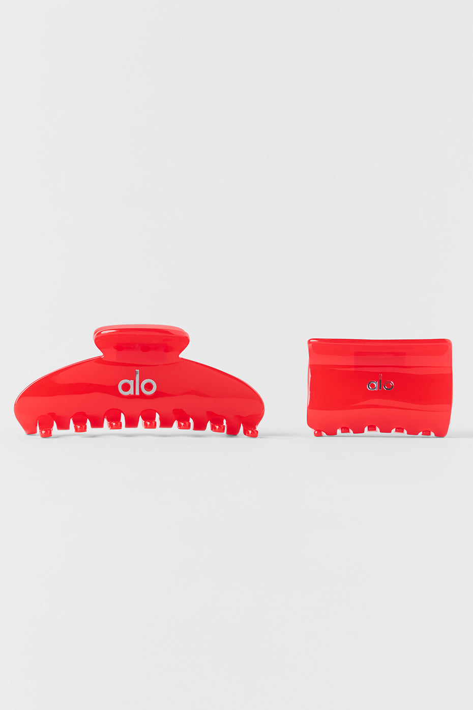 Effortless Claw Clip (2 Pack)   Bright Red