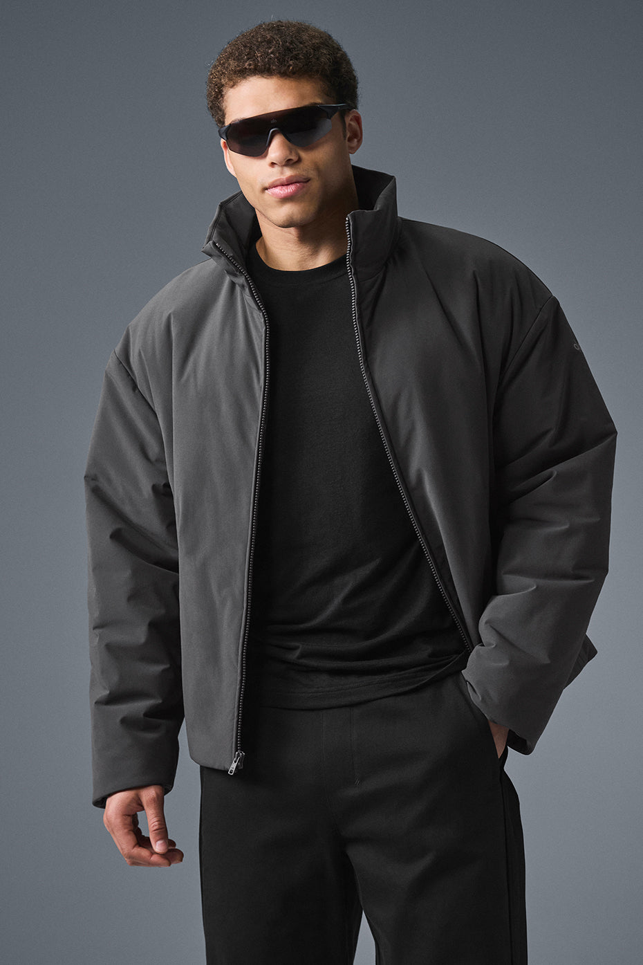 Stretch Woven Notable Jacket   Anthracite