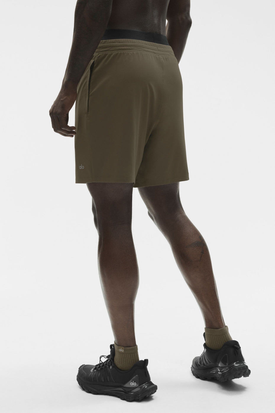 Alternative view of 7" Conquer React Performance Short   Olive Tree