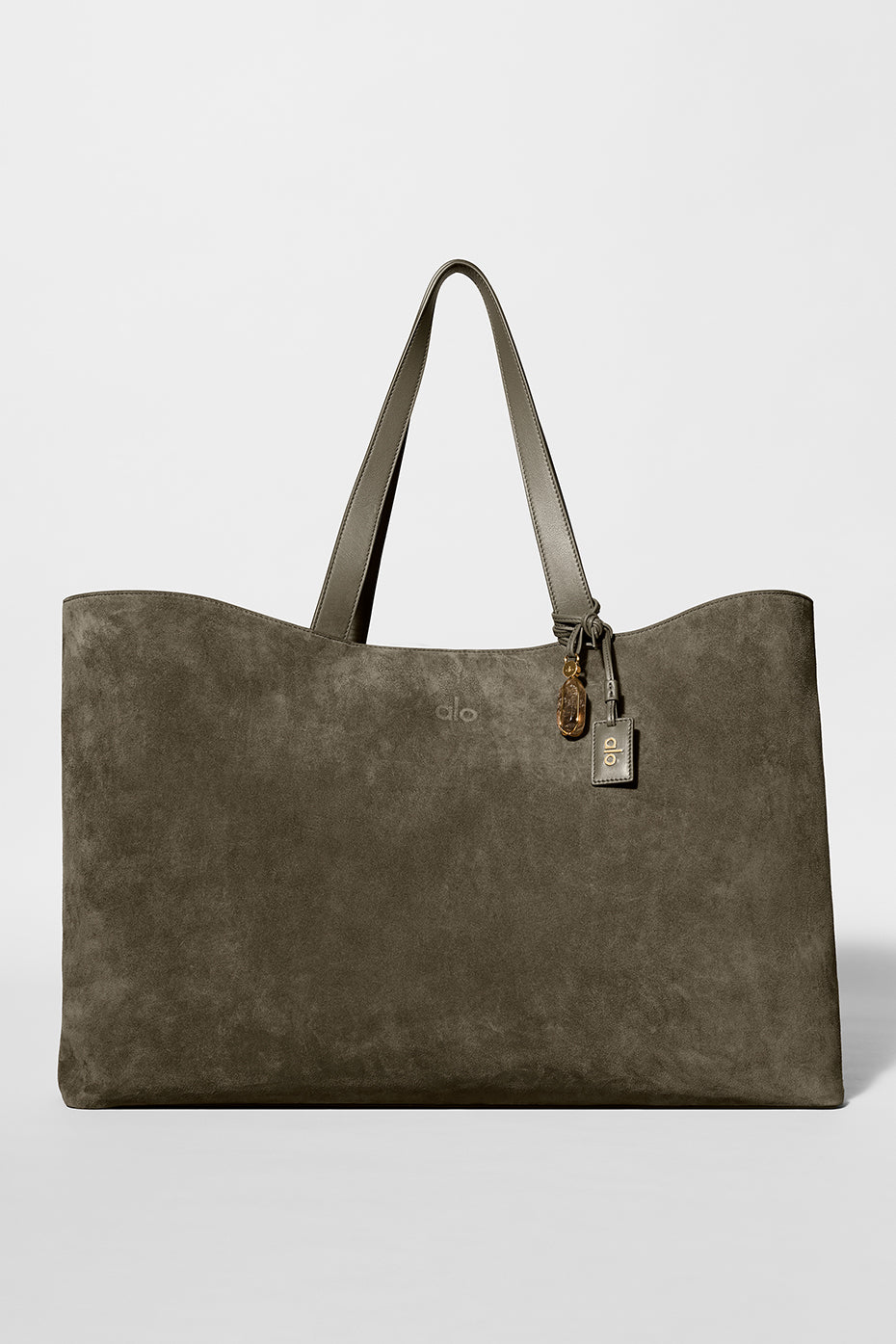 Alternative view of ALO Tranquility Tote   Olive Tree Suede