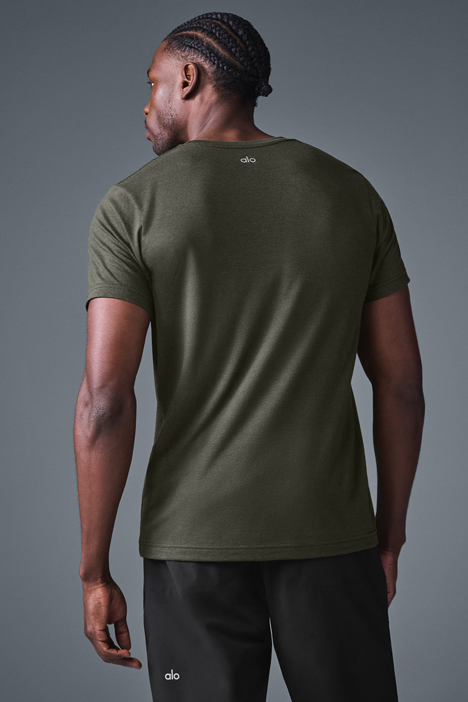 Alternative view of Triumph Tee   Stealth Green