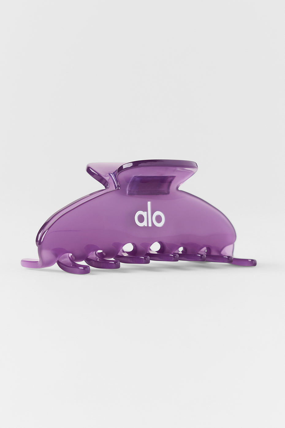 Alternative view of 90's Claw Clip   Plum Kiss Clear
