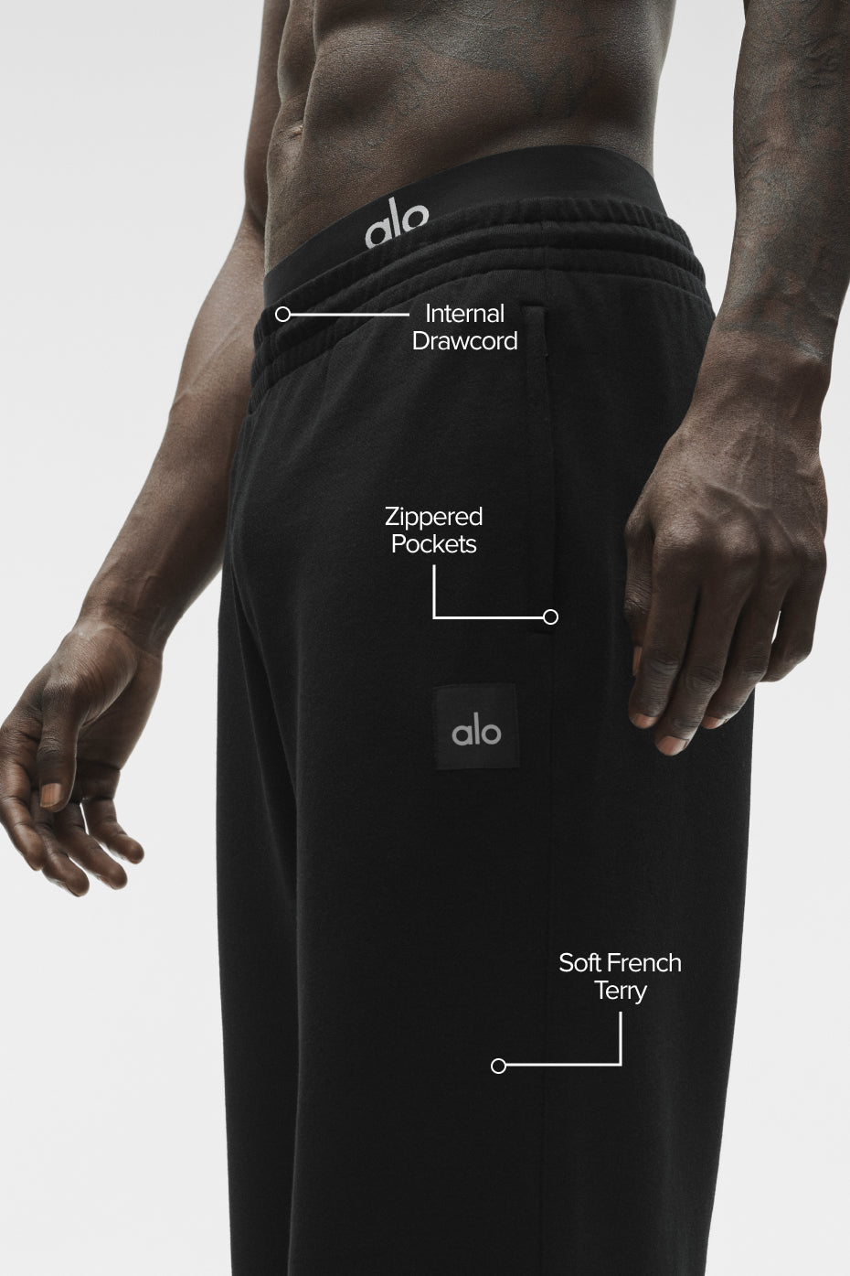 Alternative view of Field Sweatpant   Black