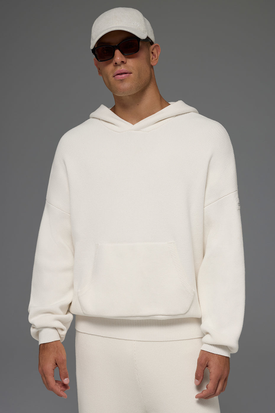 Scholar Hooded Sweater   Ivory
