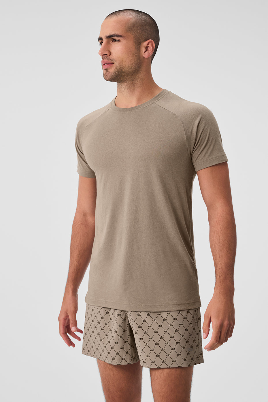 Triumph Raglan Tee   Gravel