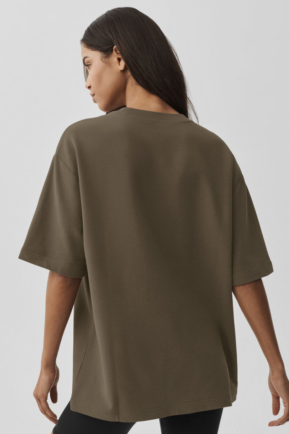 Alternative view of Double Take Short Sleeve   Olive Tree