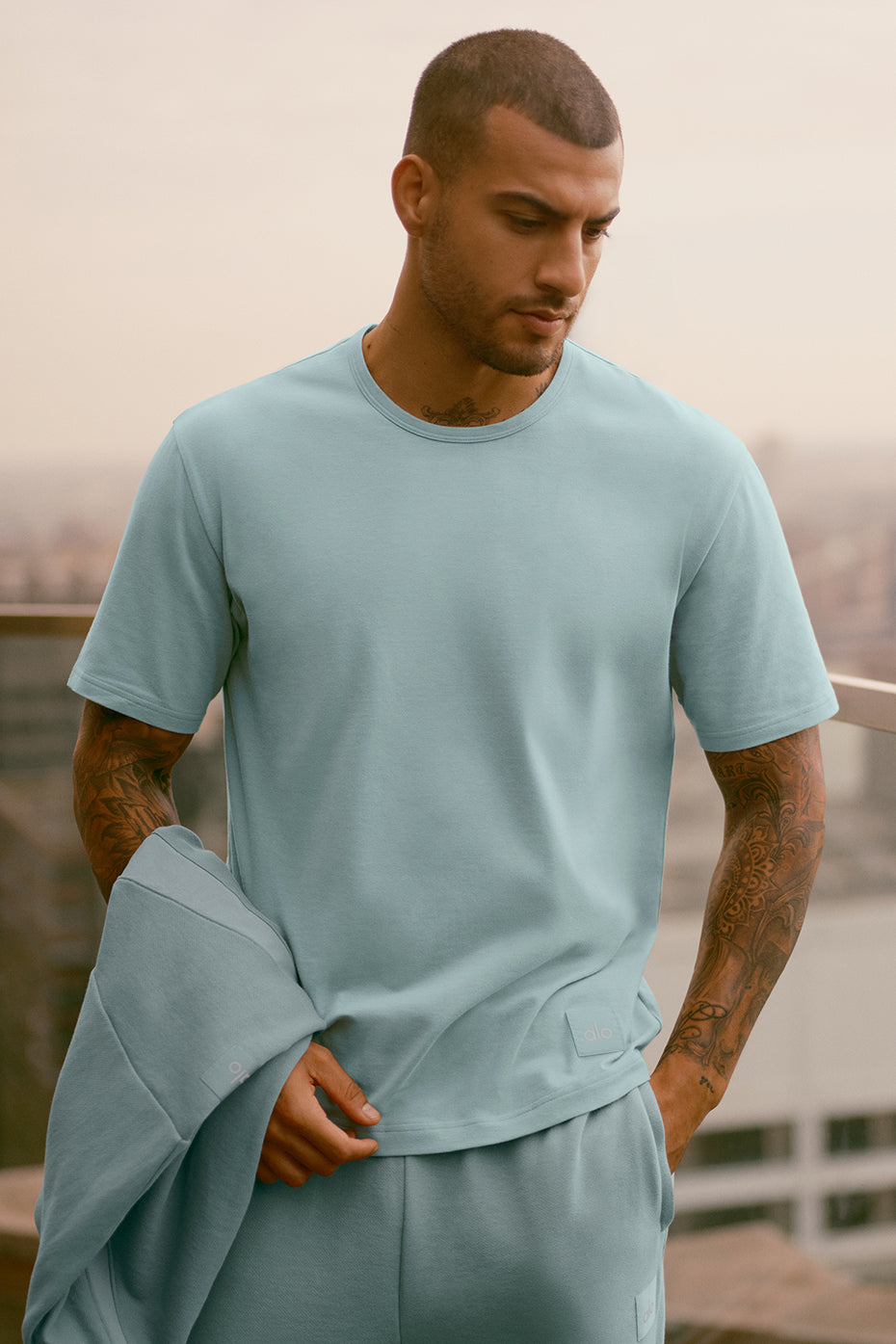 Essential Short Sleeve Street Tee   Desert Sage