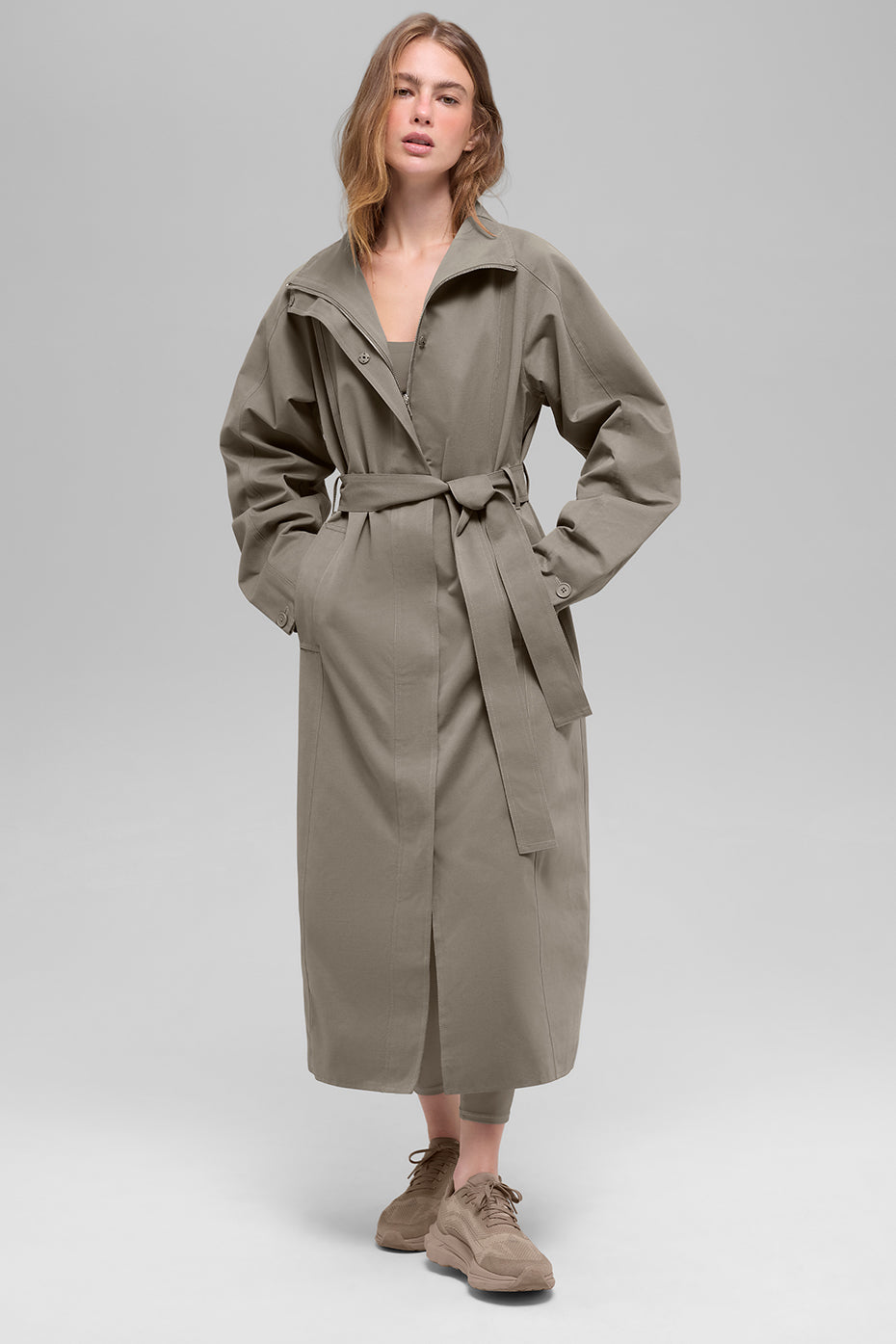 Alternative view of Journey Trench Coat   Light Cocoa