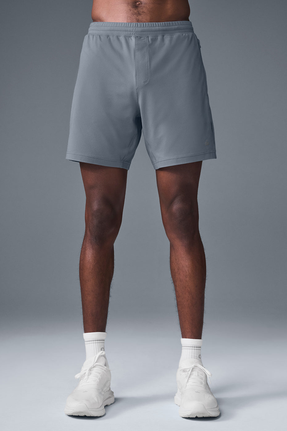 7" Conquer React Performance Short   Steel Grey