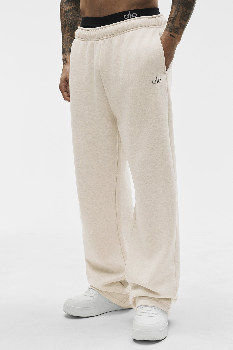 Accolade Straight Leg Sweatpant   Oatmeal Heather