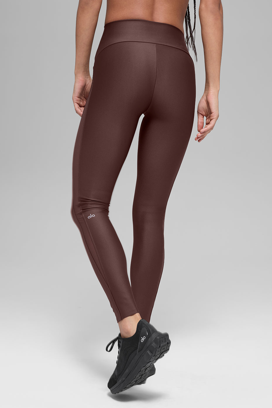 Alternative view of Airlift High Waist Mesh Infatuation Legging   Brownstone