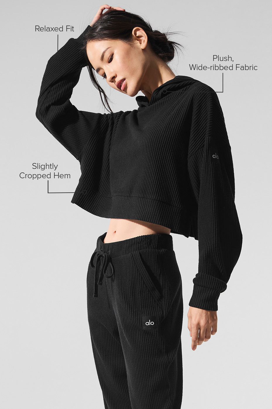 Alternative view of Muse Hoodie   Black