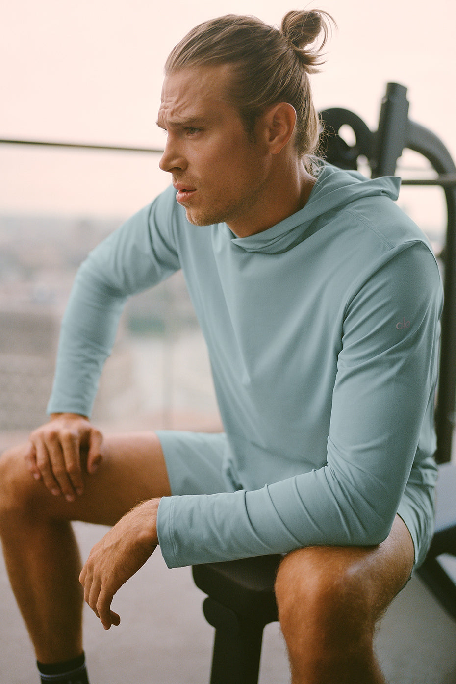 Conquer Reform Long Sleeve With Hood   Desert Sage