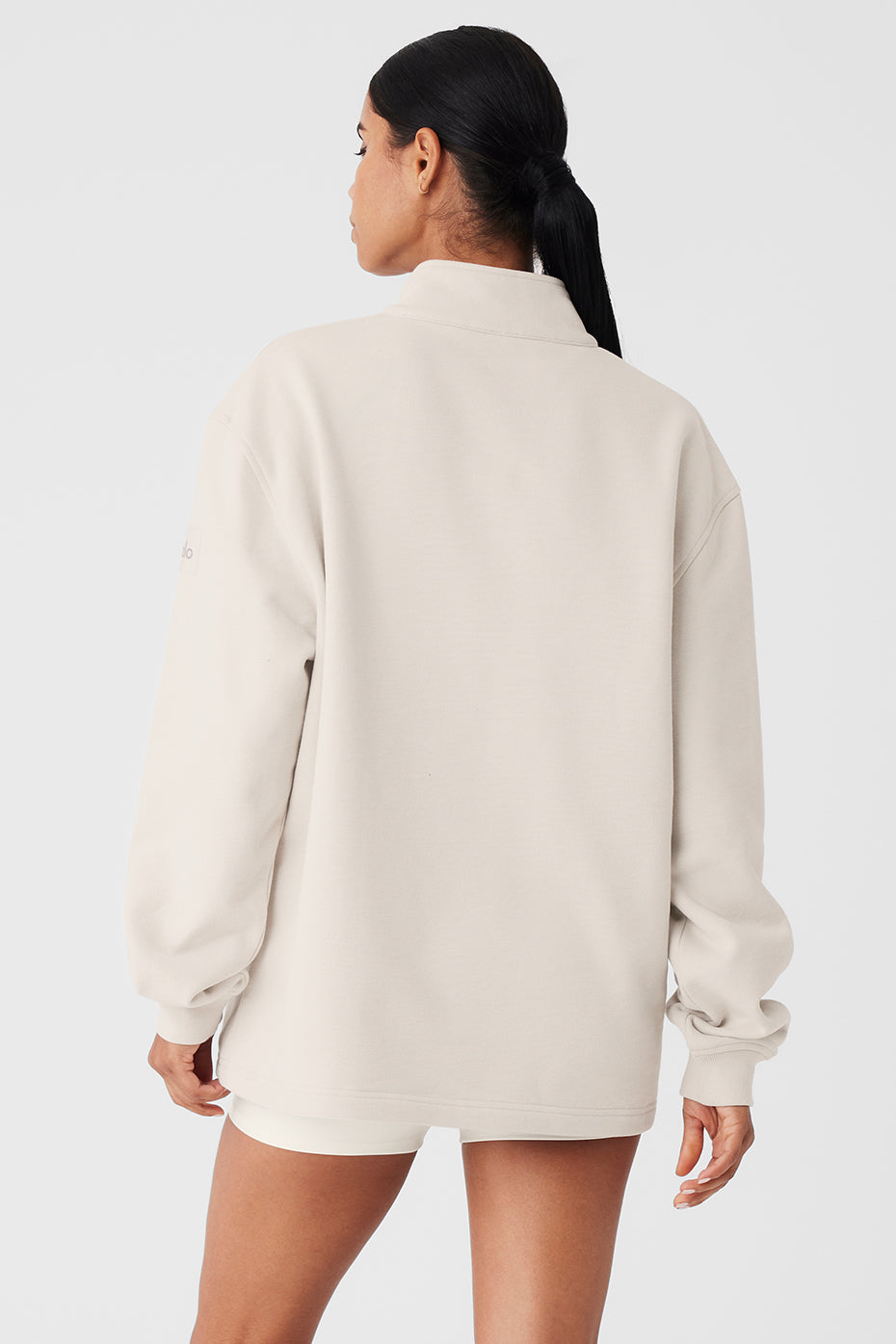 Alternative view of Renown Heavy Weight 1/4 Zip   Bone