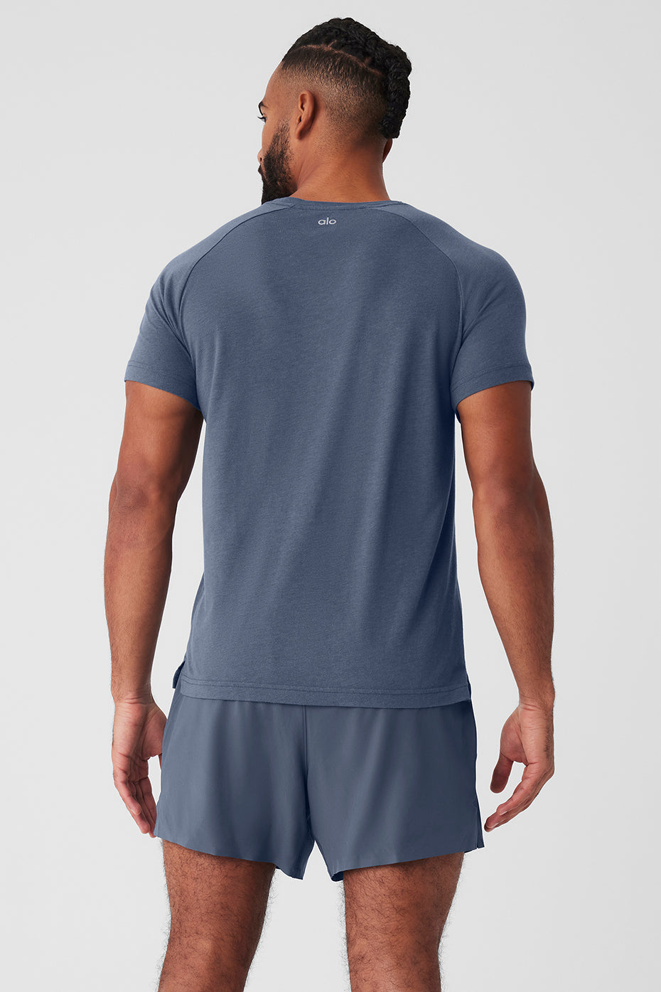 Alternative view of Triumph Raglan Tee   Bluestone