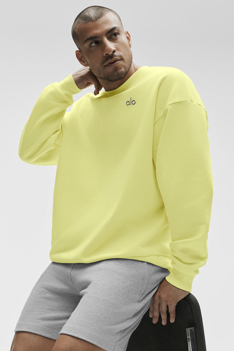 Accolade Crew Neck Pullover   Sunshine