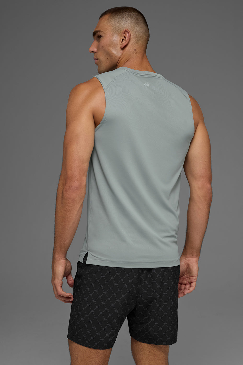 Alternative view of Idol Muscle Tank   Lunar Grey