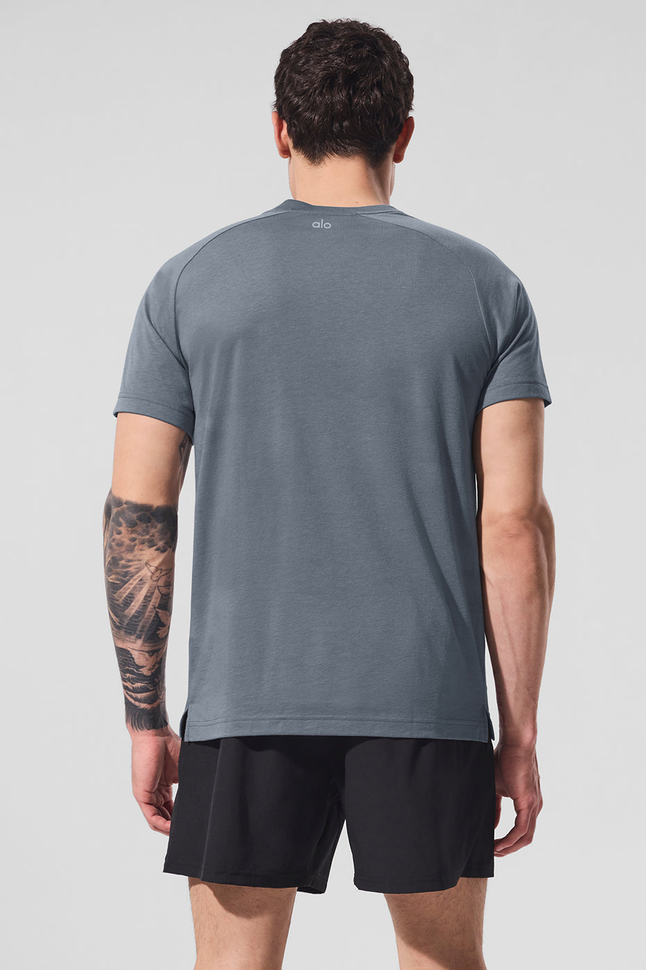 Alternative view of Triumph Raglan Tee   Steel Grey