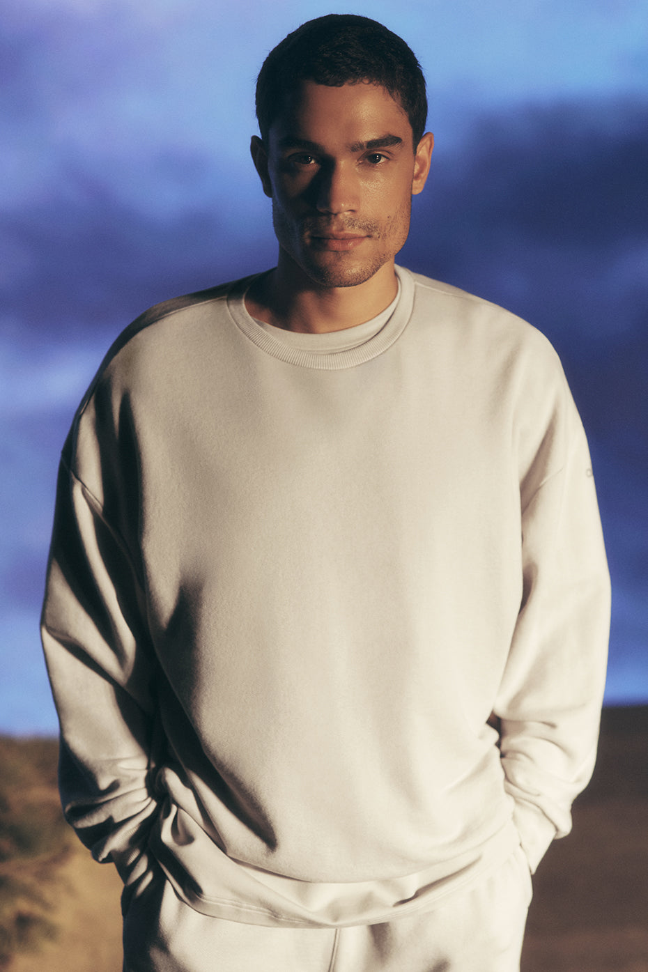 Chill Crew Neck Pullover   Bone