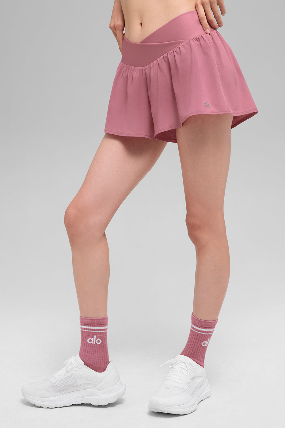 V Cute Running Short   Pink Wild Rose