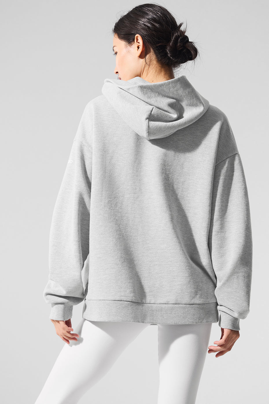 Alternative view of Chill Hoodie   Athletic Heather Grey