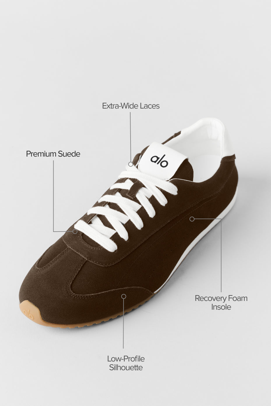 Alternative view of ALO Sunset Sneaker   Espresso