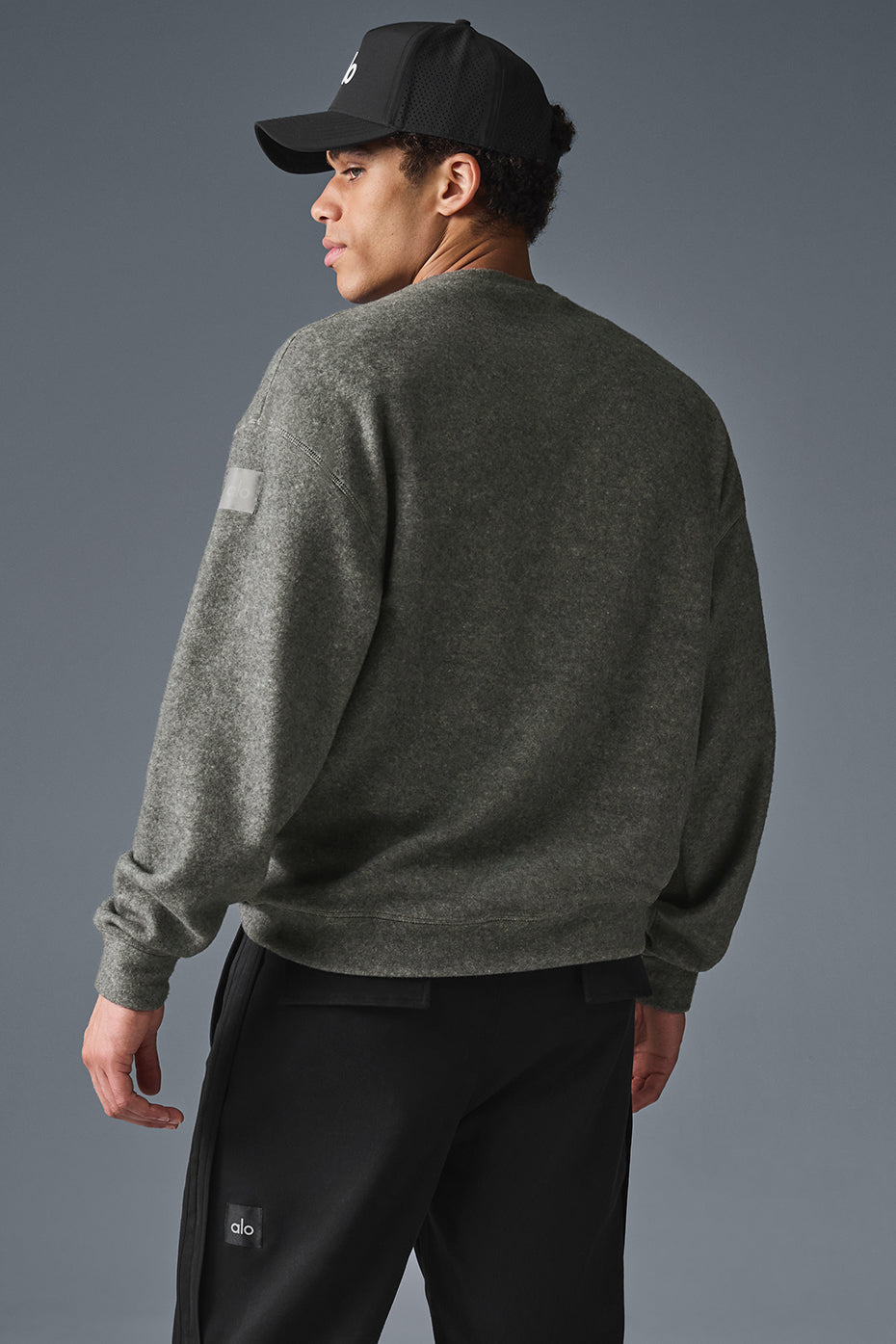 Alternative view of Triumph Restore Crew Neck Sweatshirt   Grey Triblend