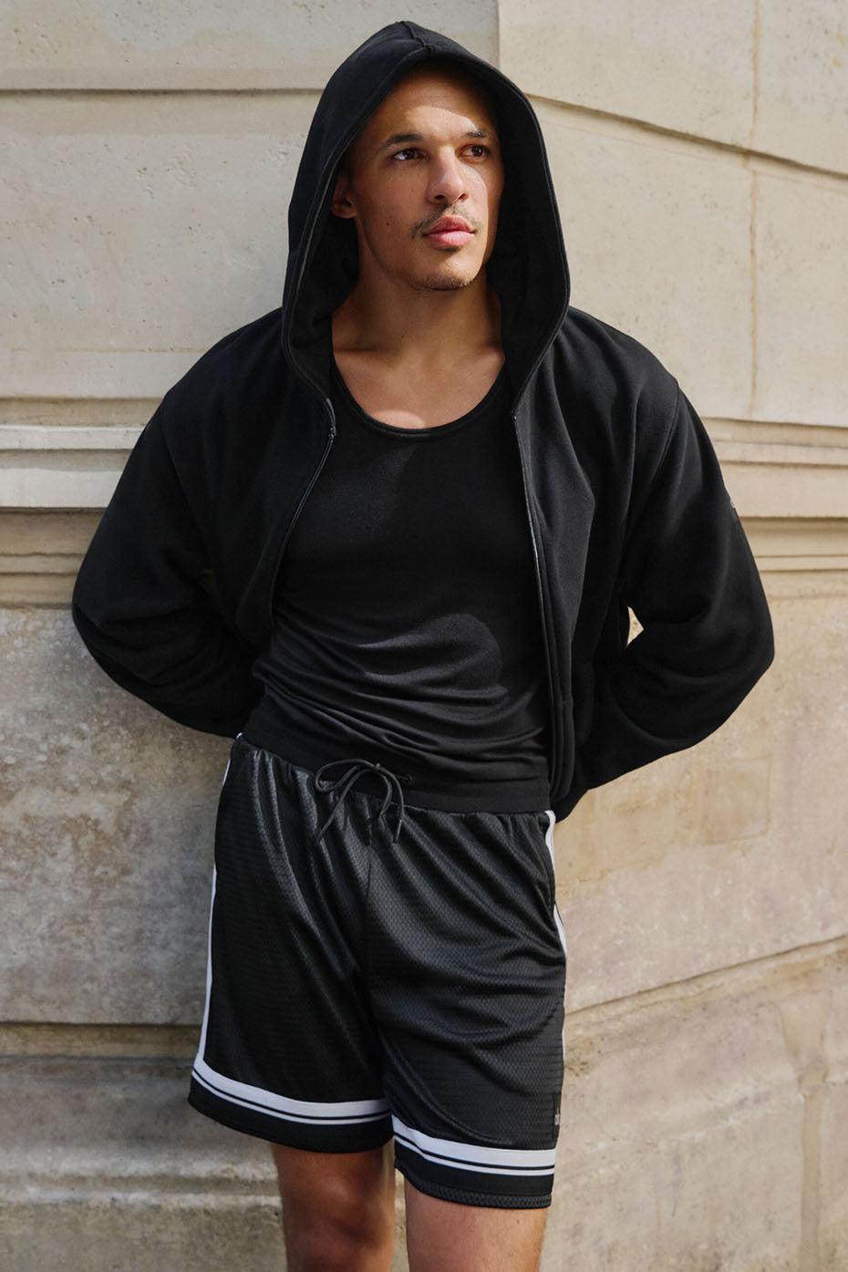 7" Key Mesh Basketball Short   Black