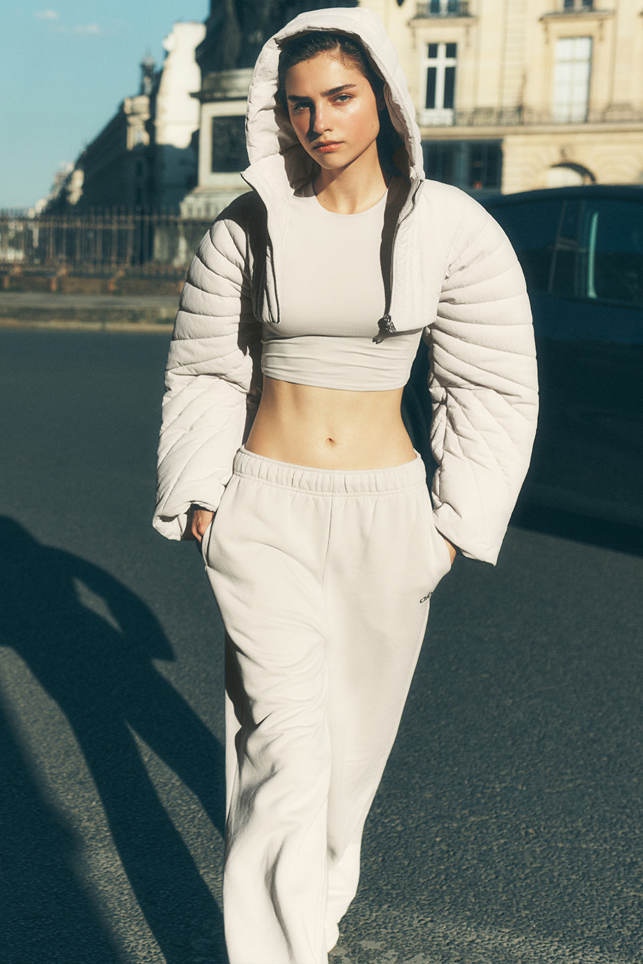 Accolade Straight Leg Sweatpant   Bone