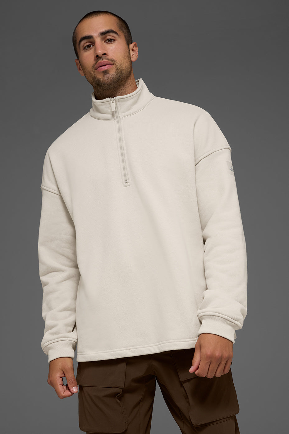 Renown Heavy Weight 1/4 Zip   Bone