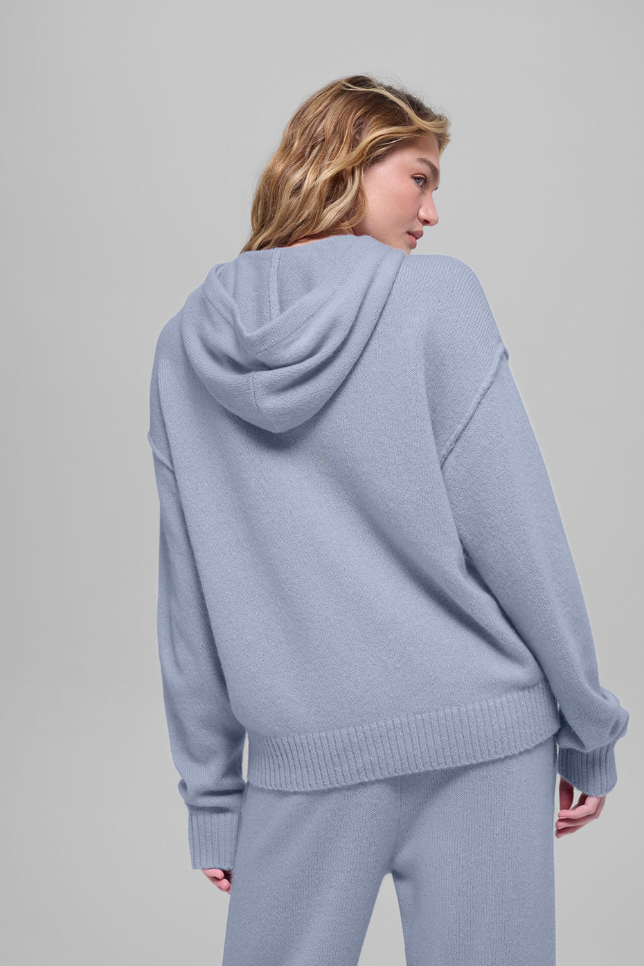 Alternative view of Wool Cashmere New Class Hoodie   Winter Frost