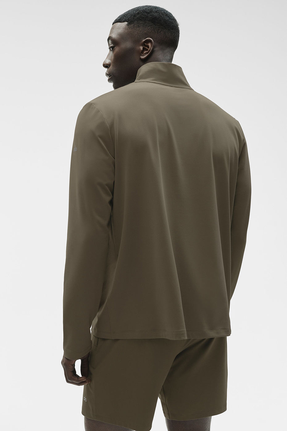 Alternative view of Conquer 1/4 Zip Reform Long Sleeve   Olive Tree