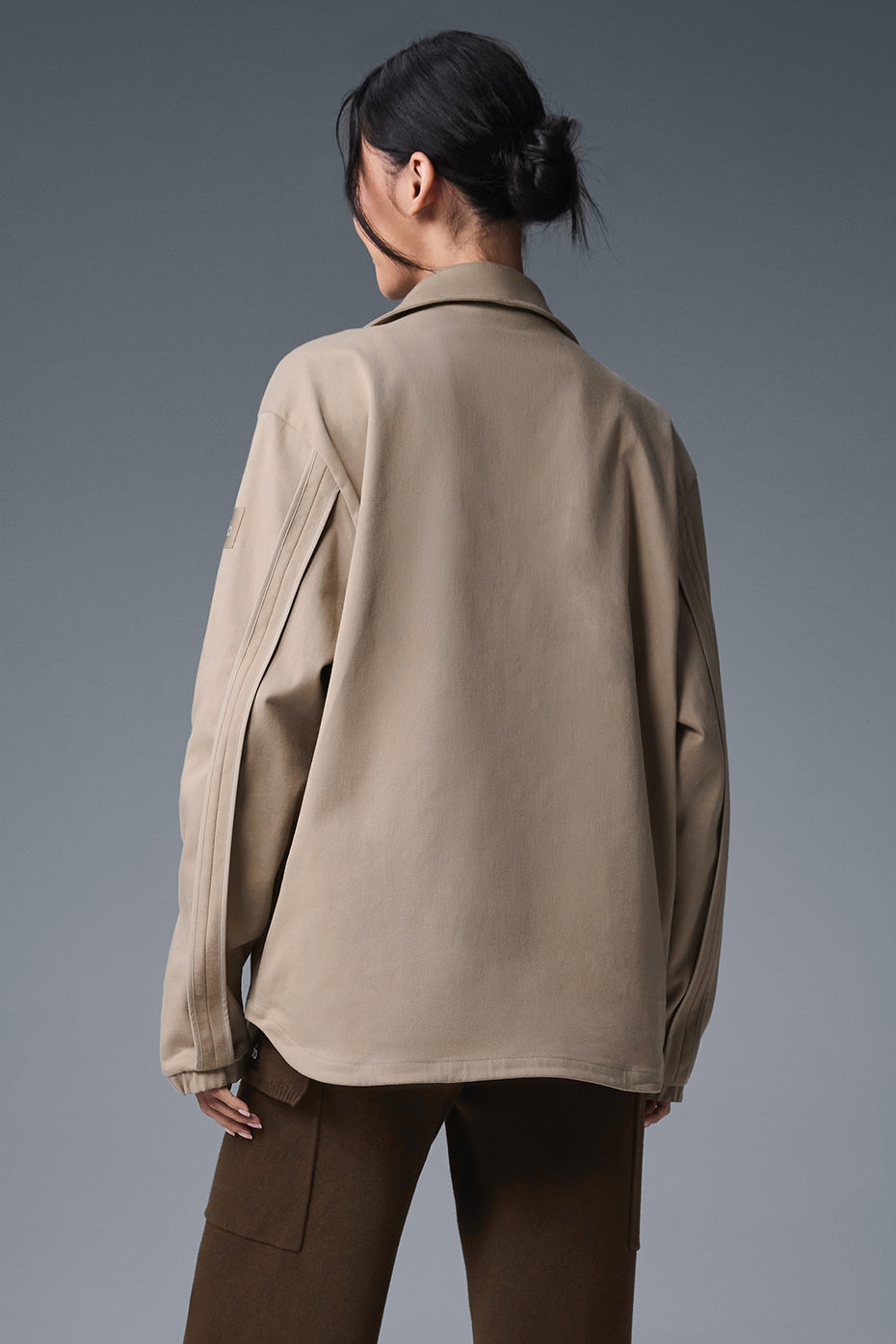 Alternative view of Edition Sueded Jacket   Gravel