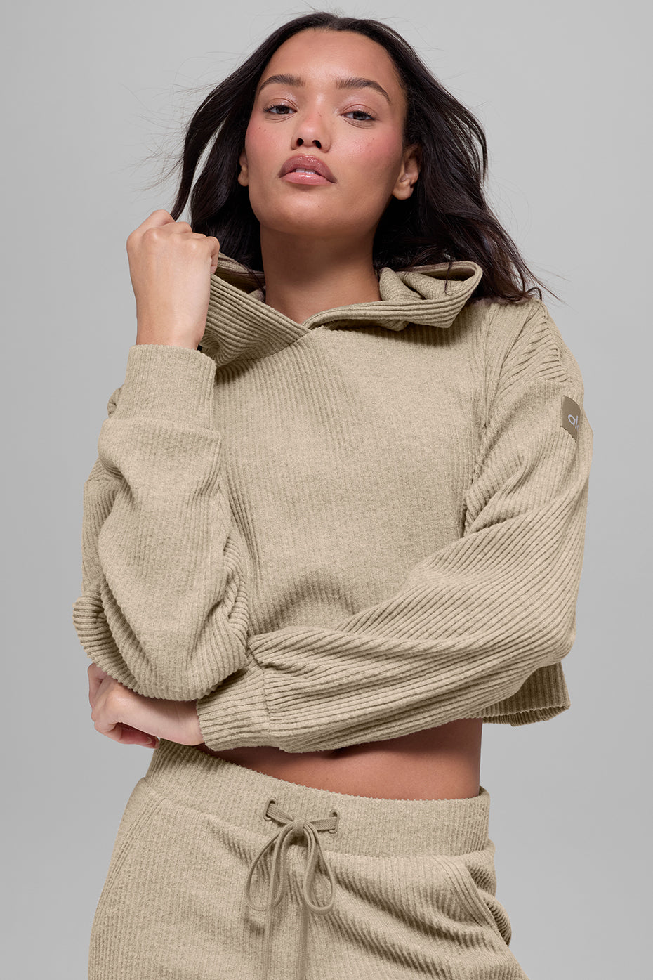 Alternative view of Muse Hoodie   Gravel Heather