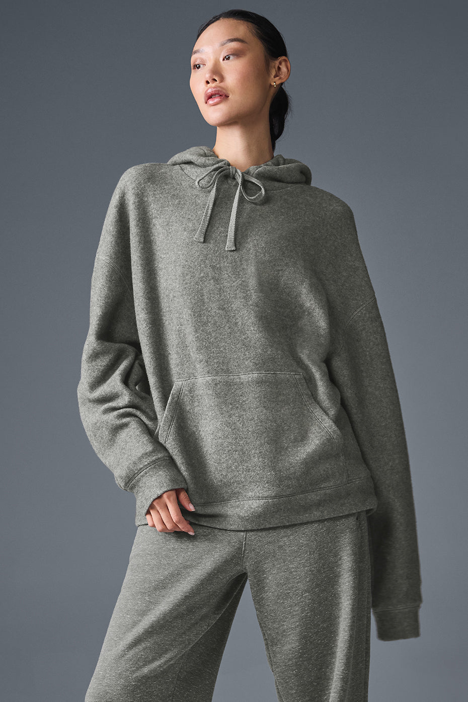 Triumph Restore Hoodie   Grey Triblend