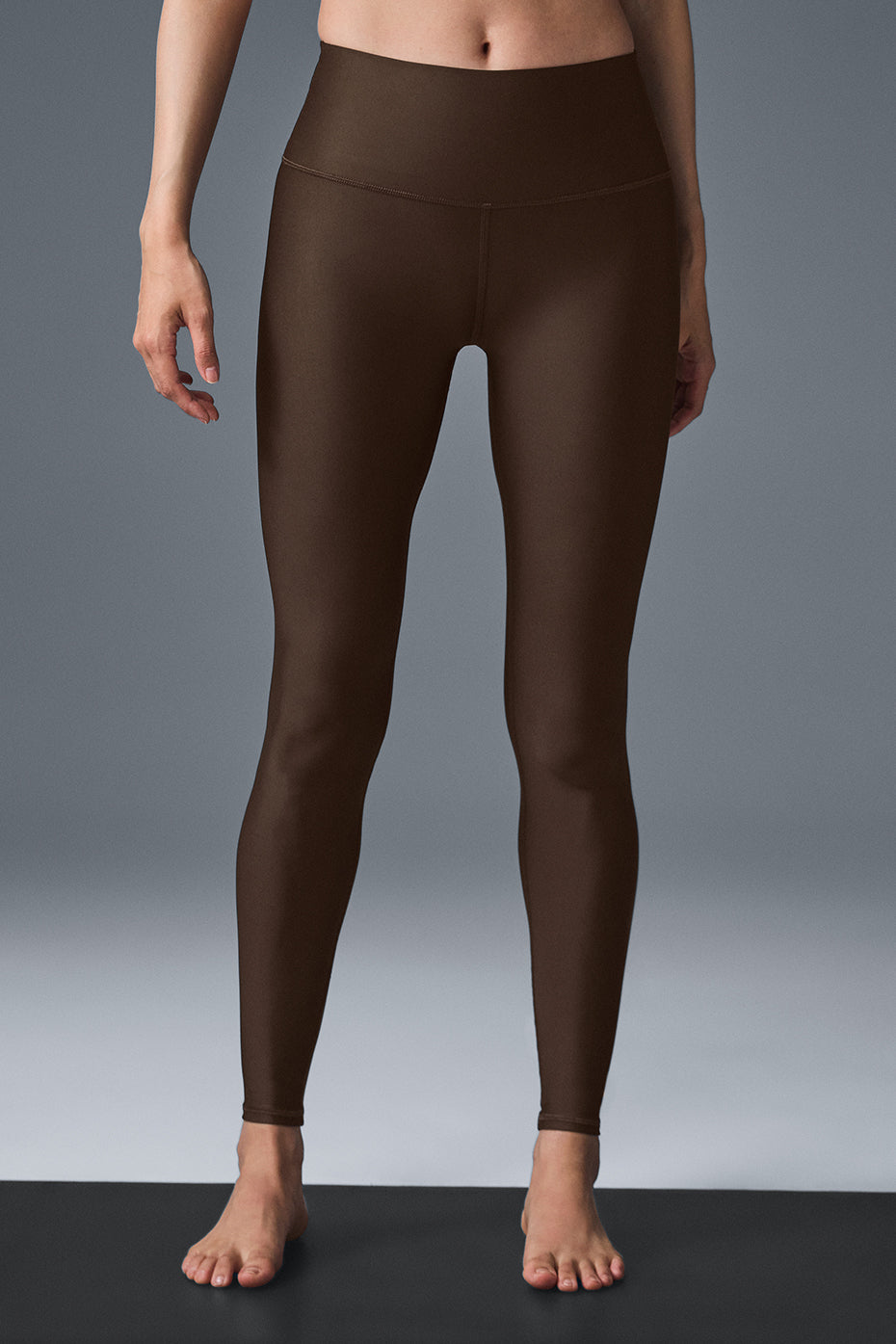 Alternative view of High Waist Airlift Legging   Espresso
