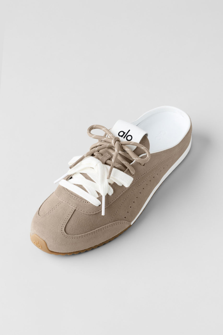 Alternative view of ALO Sunset Sneaker Mule   Gravel